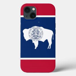 Patriottic Apple Hoesje-Mate, Wyoming flag Case-Mate iPhone Case
