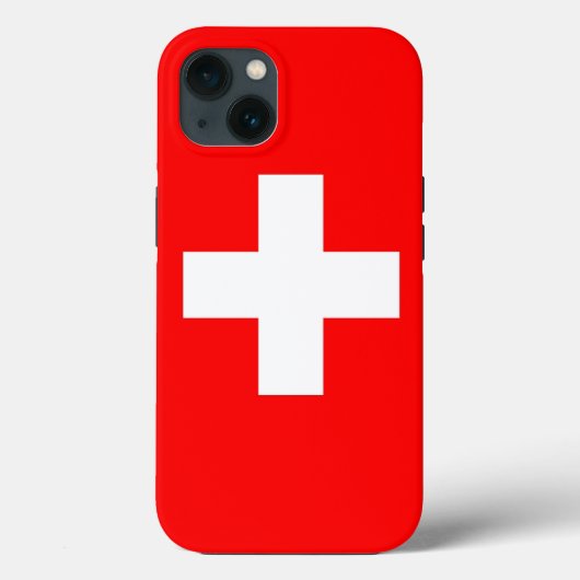 Patriottic Apple Hoesje-Mate, Zwitserse vlag Case-Mate iPhone Case (Achterkant)