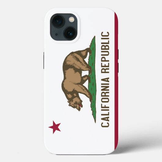 Patriottic Apple iPhone 13 Hoesje-Mate, Californië Case-Mate iPhone Case (Achterkant)