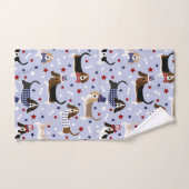 Patriottic Basset Hound Bath Towel Set Bad Handdoek (Handdoek)