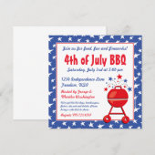 Patriottic BBQ Custom Kaart (Voorkant / Achterkant)