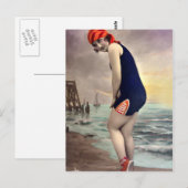 Patriottic Beachkleding Briefkaart (Voorkant / Achterkant)