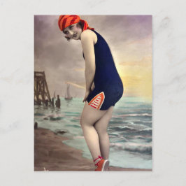 Patriottic Beachkleding Briefkaart