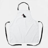 Patriottic Black Lab Dog Silhouette American Flag Schort (Voorkant)