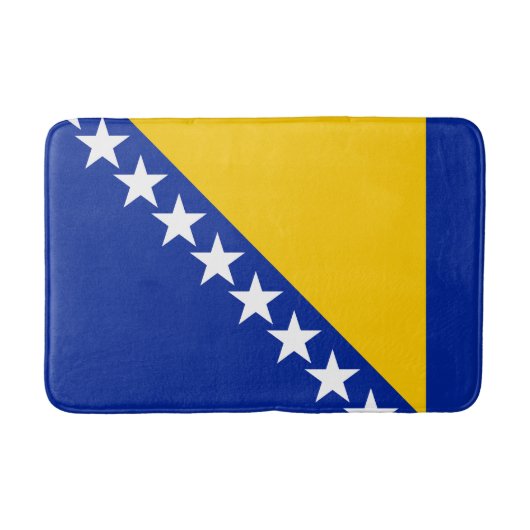 Patriottic Bosnië en Herzegovina Flag Bath Mat (Voorkant)