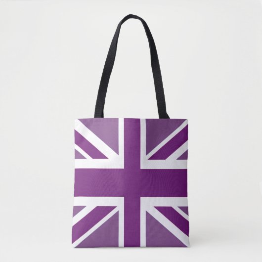 Patriottic British Union Jack Flag Tote Bag (Voorkant)