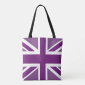 Patriottic British Union Jack Flag Tote Bag (Achterkant)