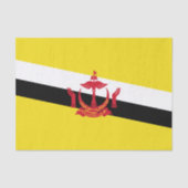 Patriottic Brunei Flag Tissue Paper Tissuepapier (Voorkant)