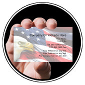 Patriottic Business Card-sjabloon Visitekaartje
