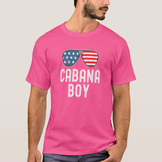 Patriottic Cabana Boy  zonnebril ons Amerika T-shirt