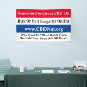 Patriottic CBD Custom Business Spandoek (Beurs)