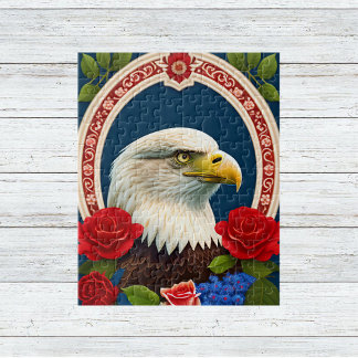 Patriottic Eagle Artwork Legpuzzel