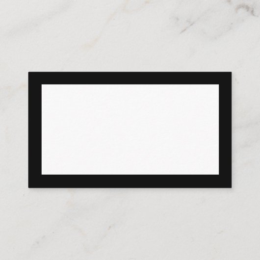 Patriottic Eagle Property Manager Bold Black Borde Visitekaartje (Achterkant)