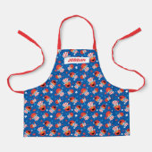 Patriottic Elmo Pattern Schort (Voorkant)