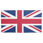 Patriottic English Flag Union Jack British Kussensloop (Voorkant-Links)