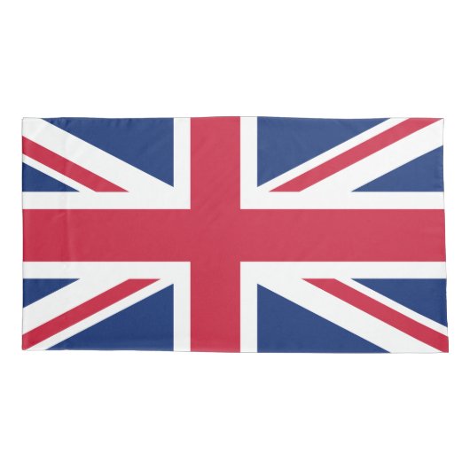 Patriottic English Flag Union Jack British Kussensloop (Achterkant-Links)
