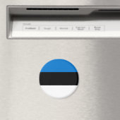 Patriottic Estonia Flag Magneet (Insitu (Vaatwasser))