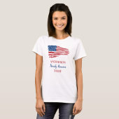 Patriottic Family Reunion Custom American Flag T-shirt (Voorkant volledig)