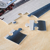 Patriottic Fire Truck USA Flag San Diego Legpuzzel (Zijkant)