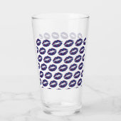 Patriottic Fireworks Kiss Glas (Achterkant)