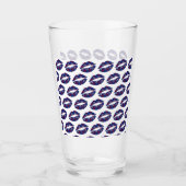 Patriottic Fireworks Kiss Glas (Voorkant)