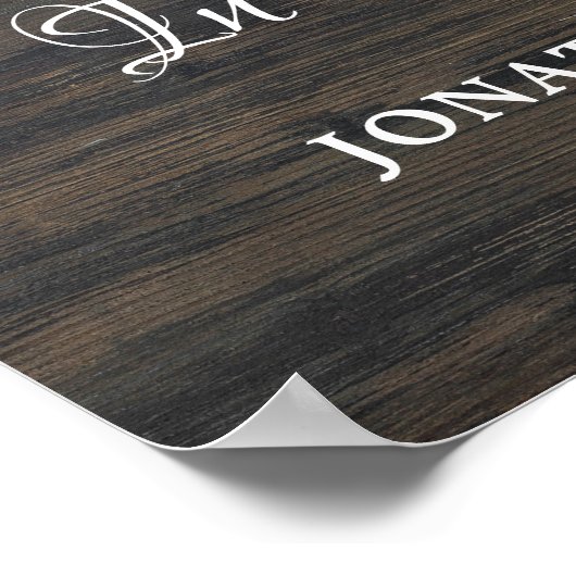 Patriottic Funeral USA Flag Veteran Photo Memorial Poster (Hoek)