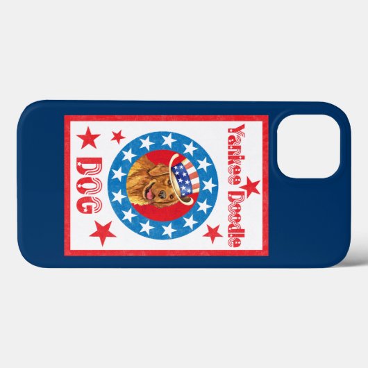 Patriottic Golden Retriever Case-Mate iPhone Case (Achterkant (horizontaal))