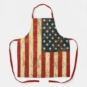 Patriottic Grungy American USA Flag Schort