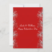 Patriottic Independence Firecracker Birthday Boy Kaart (Achterkant)