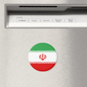 Patriottic Iran Flag Magneet (Insitu (Vaatwasser))