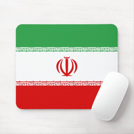 Patriottic Iran Flag Muismat (Met muis)