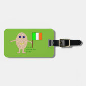 Patriottic Irish Egg Custom Bagagelabel (Voorkant horizontaal)