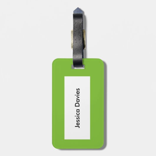 Patriottic Irish Egg Custom Bagagelabel (Achterkant verticaal)