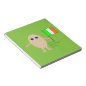 Patriottic Irish Egg Notepad Notitieblok (Schuin)
