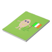Patriottic Irish Egg Notepad Notitieblok (Linkerzijde)