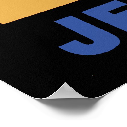 Patriottic Jesus bewaart poster (Hoek)