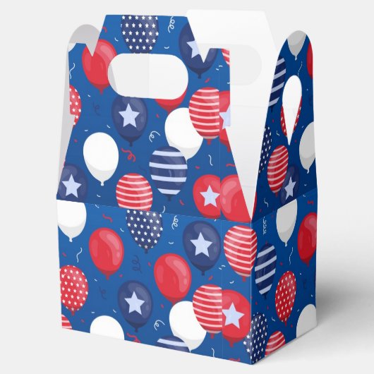 Patriottic Juli 4e partijenvanger Bedankdoosjes (Geopend)