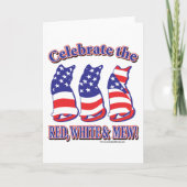 Patriottic Kitty Cats Kaart (Voorkant)