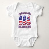 Patriottic Kitty Cats Romper (Voorkant)