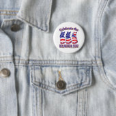 Patriottic Kitty Cats Ronde Button 5,7 Cm (In situ)