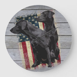 Patriottic Labrador Retriever, Amerikaans vlaggens Grote Klok