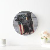 Patriottic Labrador Retriever, Amerikaans vlaggens Grote Klok (Huis)