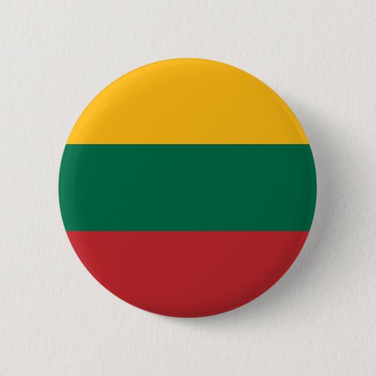 Patriottic Litouwen Flag Ronde Button 5,7 Cm (Voorkant)