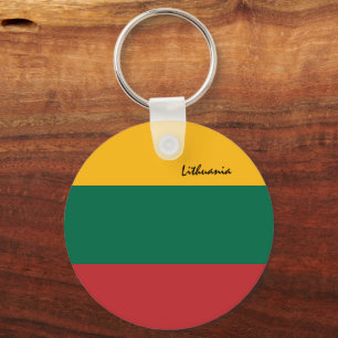 Patriottic Litouwen Sleutelhanger, Litouwse vlag Sleutelhanger