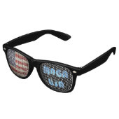 Patriottic MAGA Retro Zonnebril (Gekanteld)