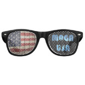 Patriottic MAGA Retro Zonnebril (Voorkant)