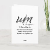 Patriottic Marine Troop Support Card voor moeder Bedankkaart (Achterkant)