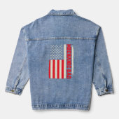 Patriottic Mechanics Workshop Mechanic Dad America Denim Jacket (Achterkant)