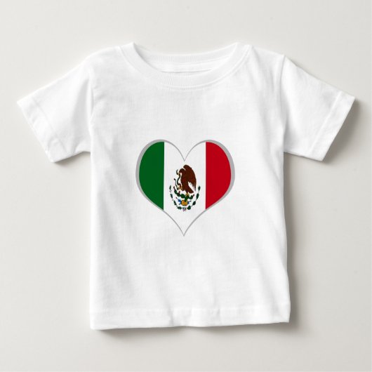 Patriottic Mexico vlag hart (Voorkant)