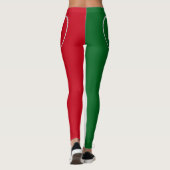 Patriottic Mexico vlag hart Leggings (Achterkant)
